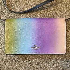 Coach Ombré fold over crossbody